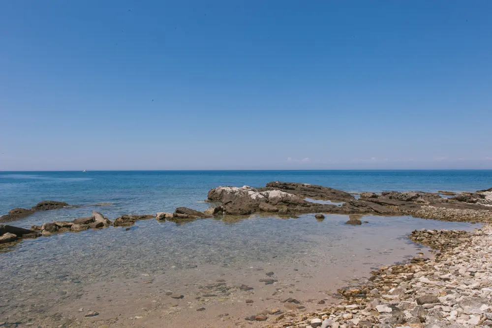 Pogled na more iz Autokampa Tramontana — 30